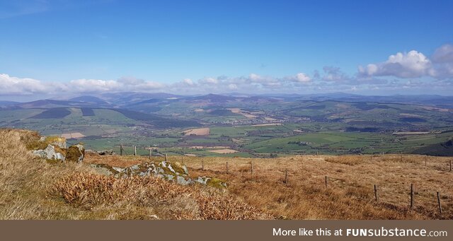 Wicklow mountains, ireland (oc)