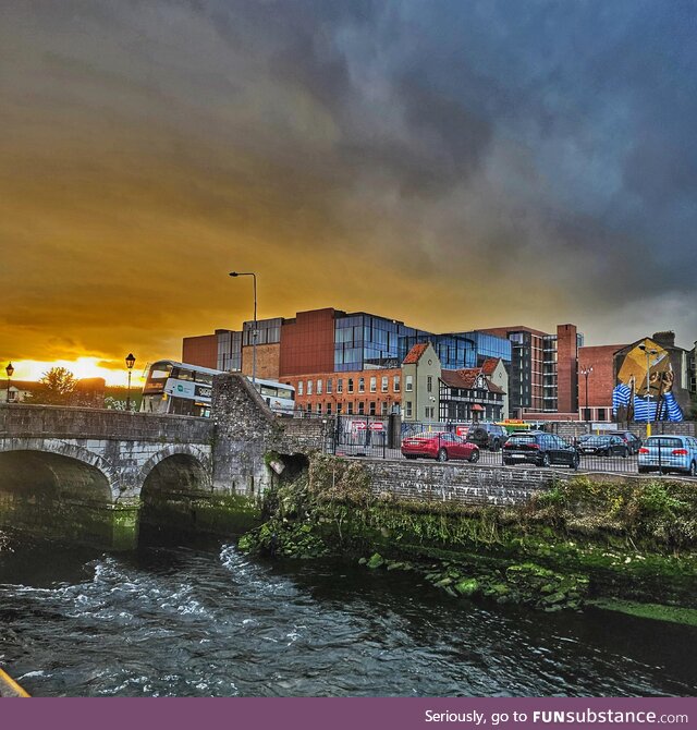 Sunset in Cork