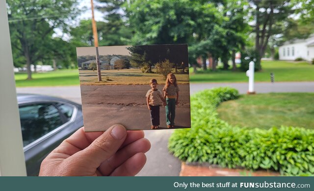 Found this picture of my sister and I from 1980