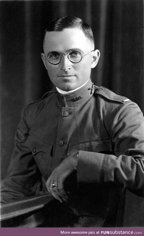 Harry S. Truman in his World War I Army uniform, September 1917