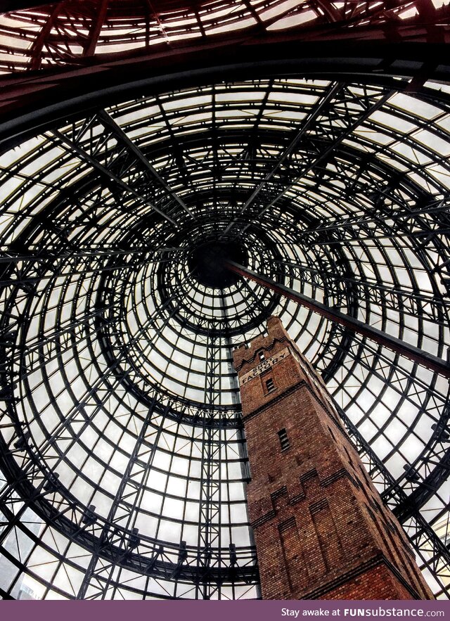 (OC) Melbourne central shot tower, a tower inside a mall,