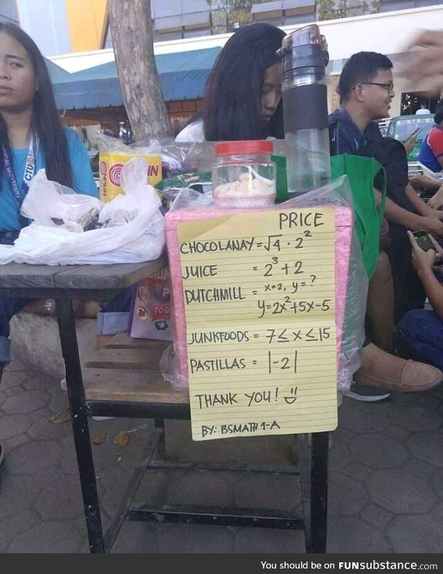 Wanna buy a drink? Do the math first!