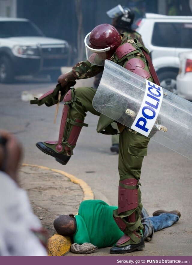 [Kenya] Stop kicking us in the face? [Graphic]