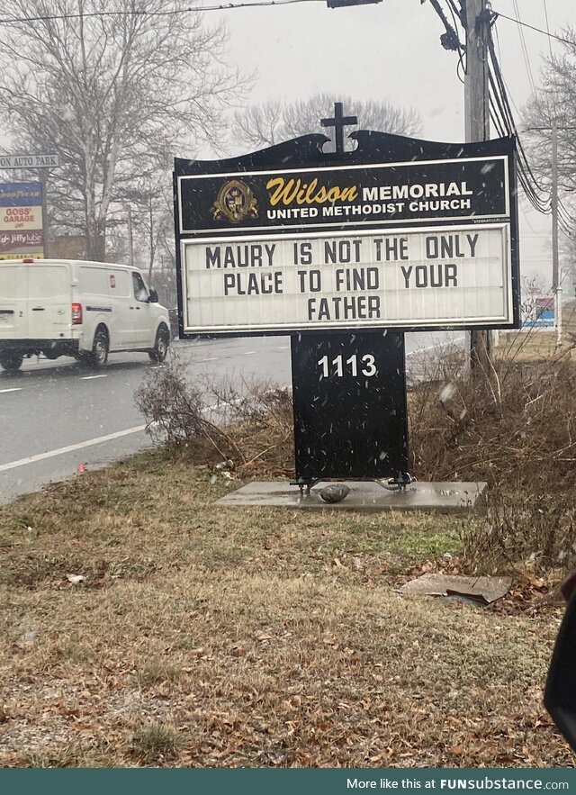 Church signs are my favorite!