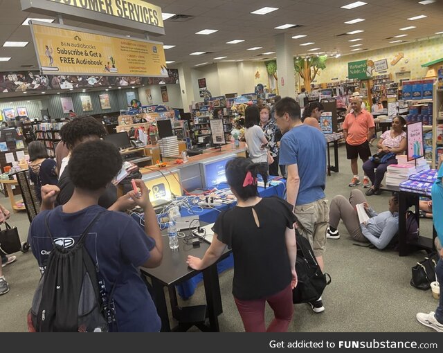 Local Barnes & Noble pulling through for people after hurricane Beryl