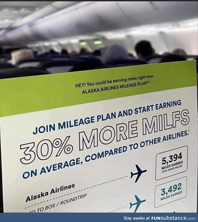 Alaska Airlines is really pushing the bar nowadays!