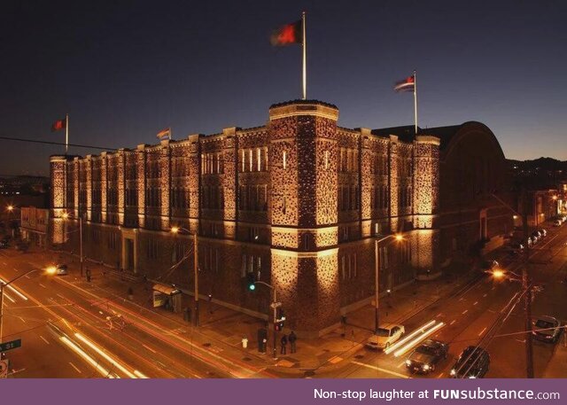 The San Francisco Armory, which some may recognize