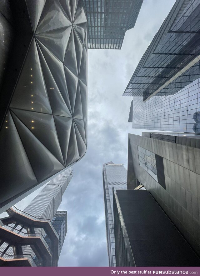 I decided to look up and took a photo in New York, it gives me a marvel vibe for some