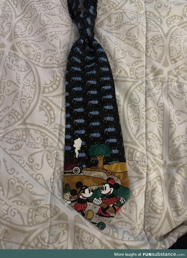 My late grandfather’s tie he was known to wear. He died from dementia in July. He had