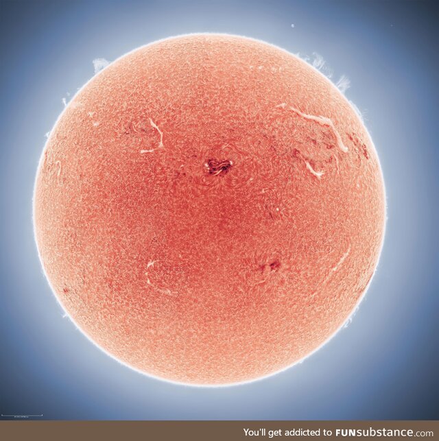 Stunning super detailed photo of our sun