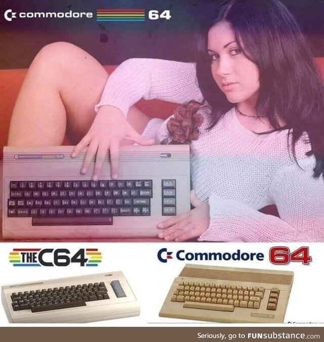 Old skool C64 advertisement