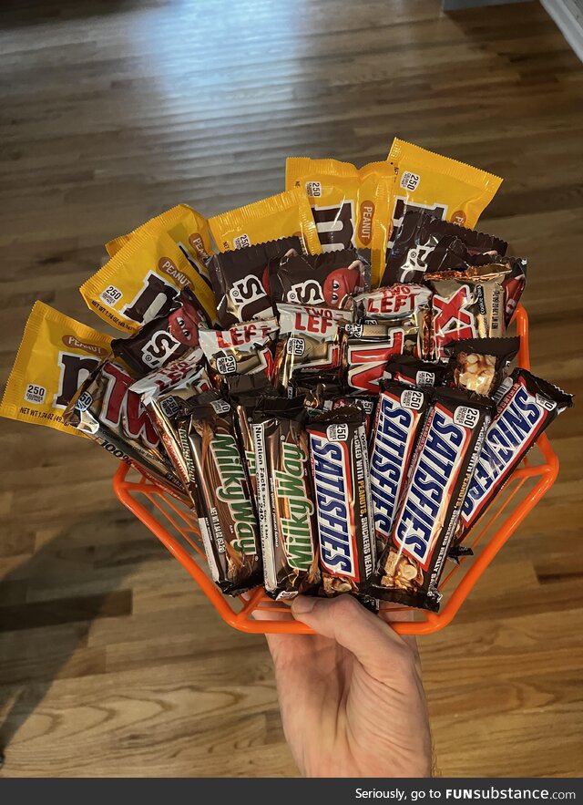 As a promise to my younger self, I am handing out large size candy as a first year home