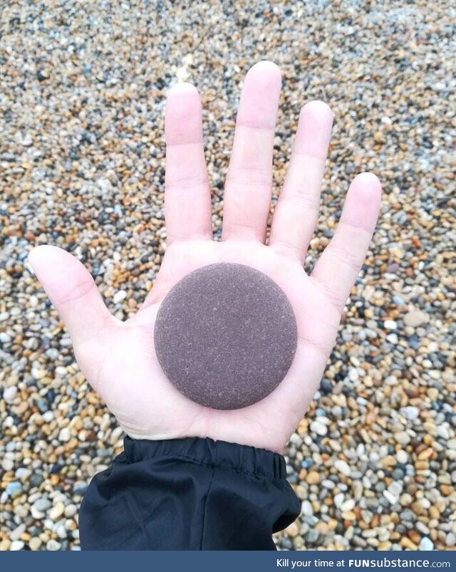 This pebble that my ocd brain loves