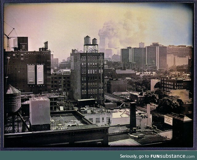 Daguerreotype of New York on 9/11, taken by Jerry Spagnoli