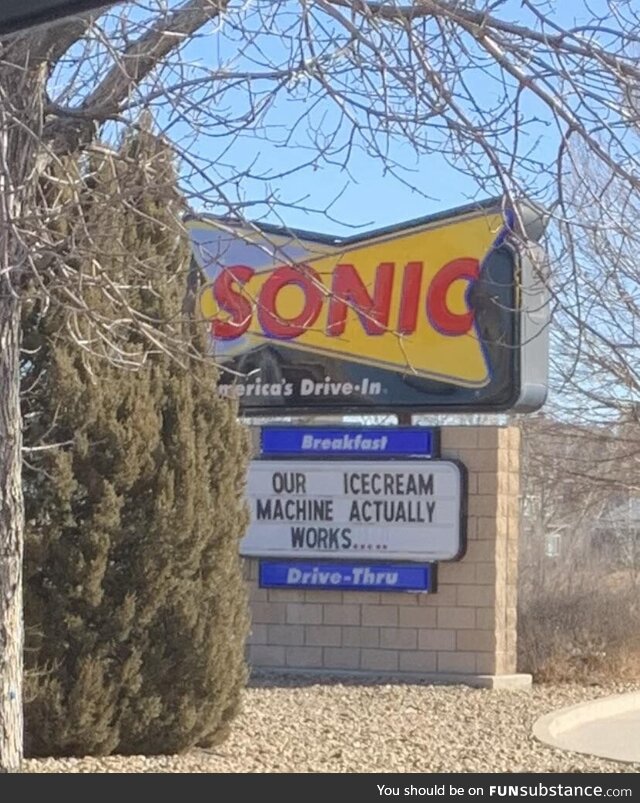 Score one for Sonic!