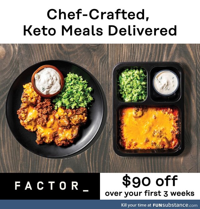 Fill your fridge weekly with prepared and delicious keto meals. Save $90 and get free