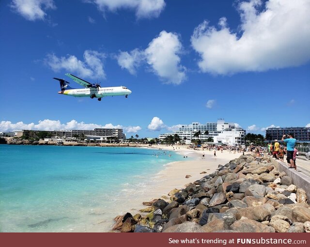 My view Maho Beach Sint Maarten