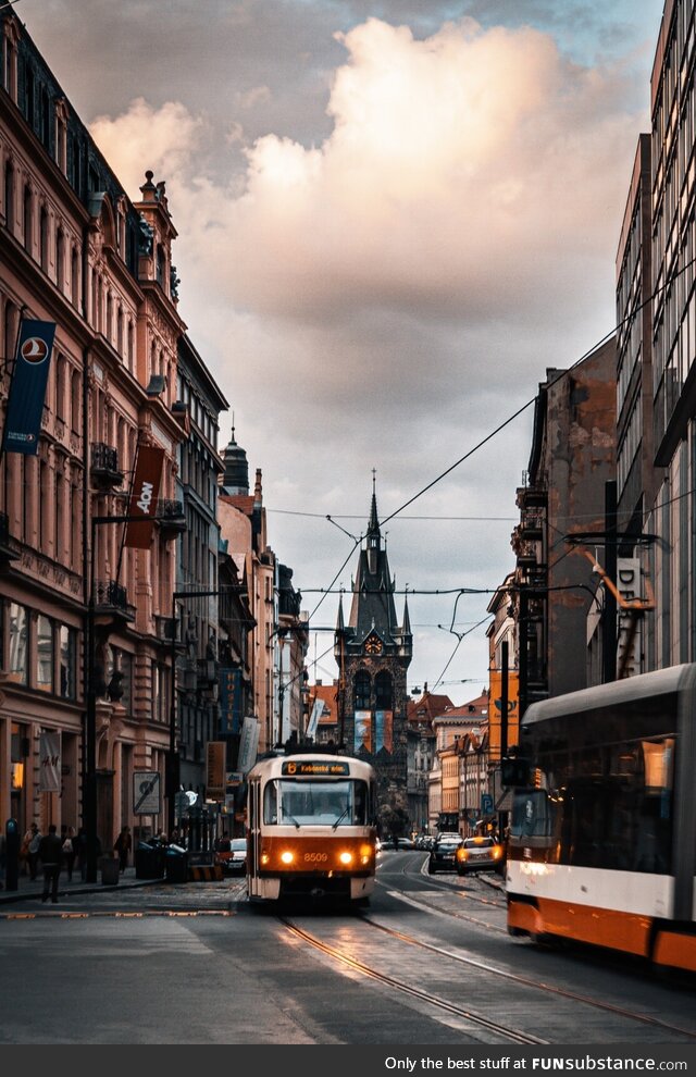 Trams in prague (oc)