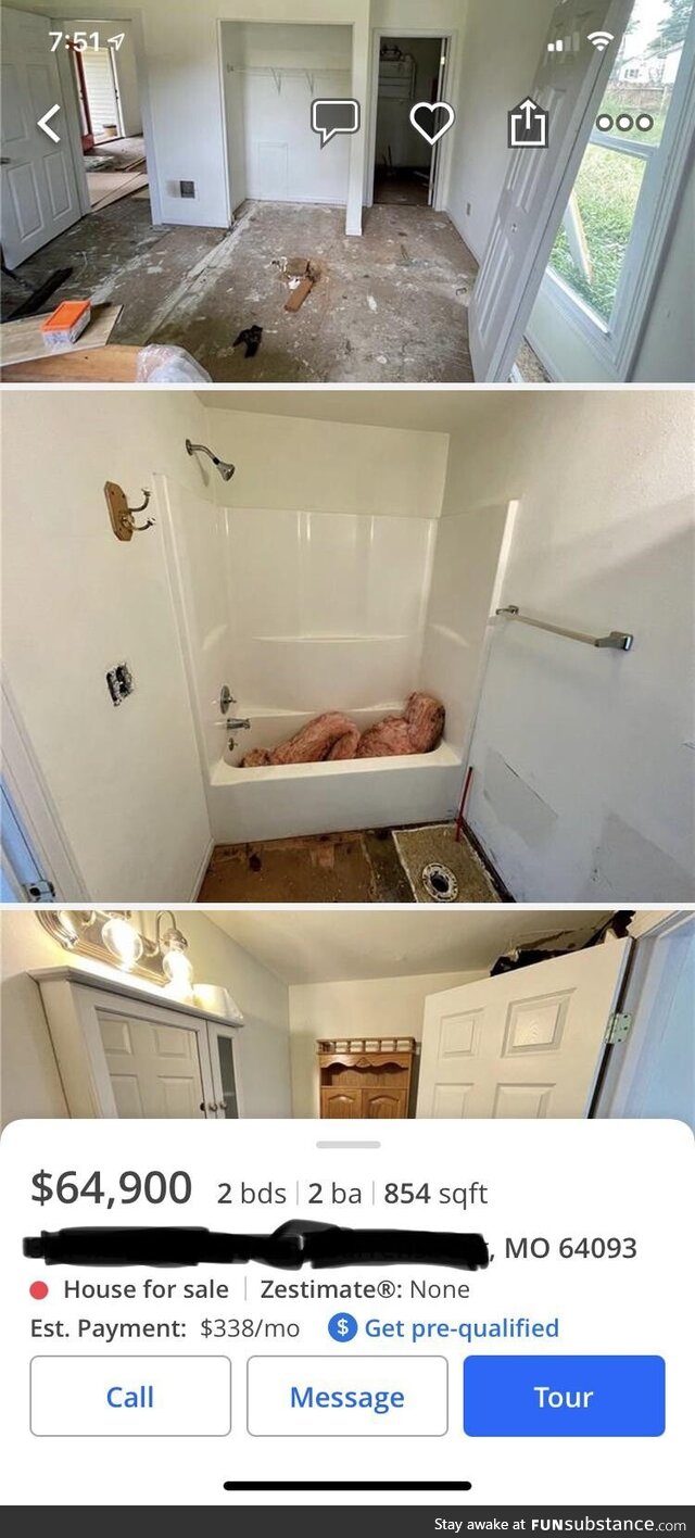 Zillow listing with a dead body in the tub?