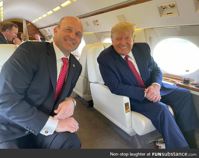 Donald Trump on Private Jet with Heritage Foundation CEO Kevin Roberts, Author of Project