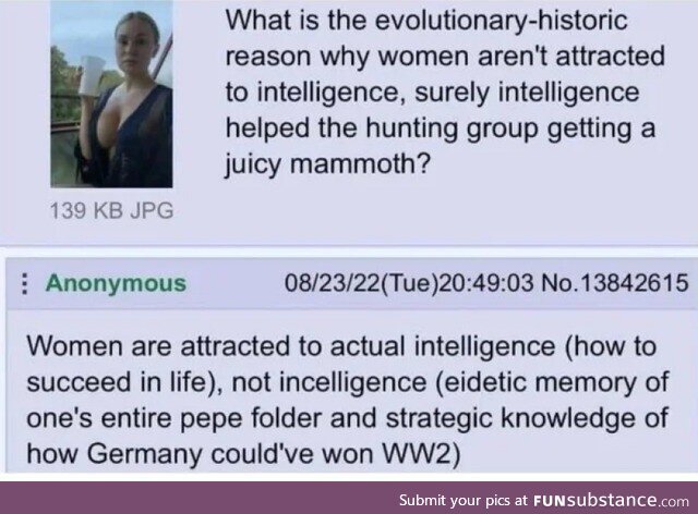 Why aren't women attracted to intelligence?