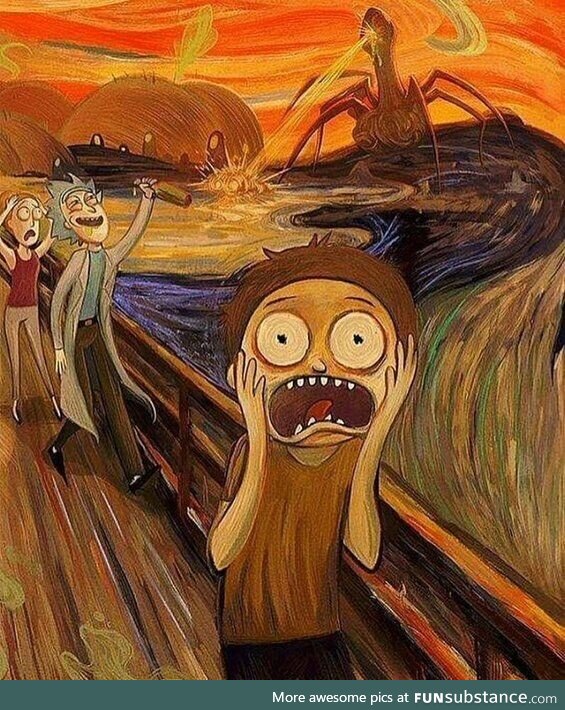 Rick and Morty art