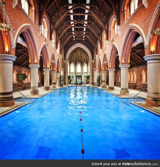 London church converted into swimming pool