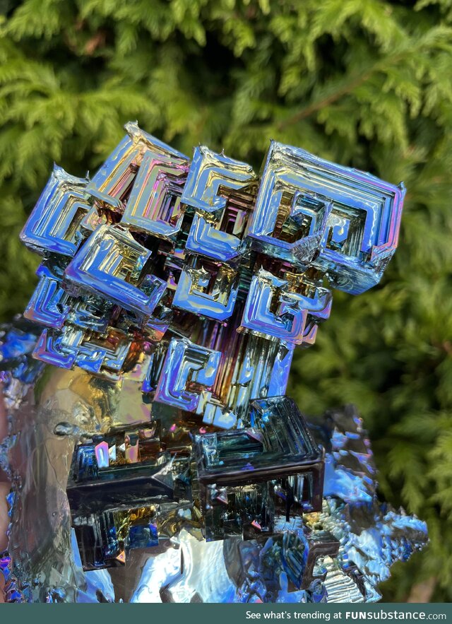 Nature is the Greatest Artist (bismuth crystal)