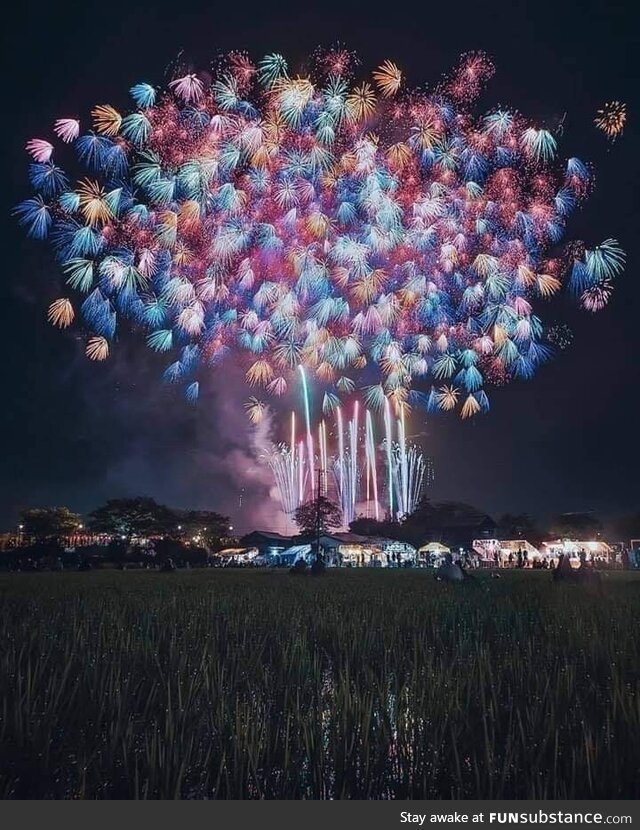 2023 - Fireworks celebration in Tokyo, Japan