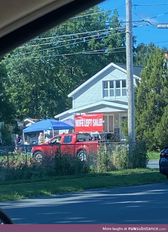 Estate sale by my friends house today