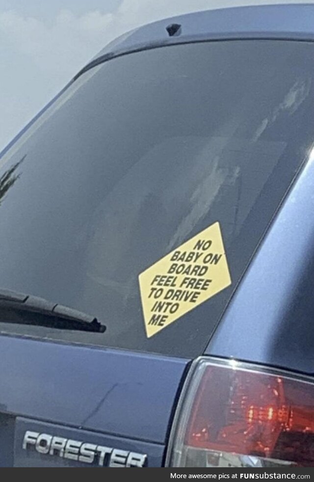 No baby on board