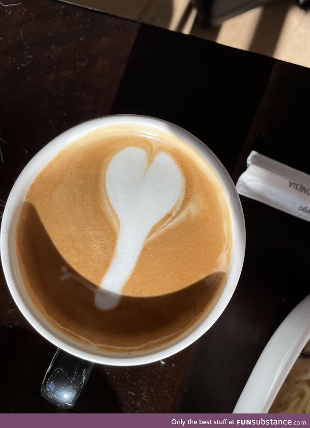 Latte art. Nailed it!