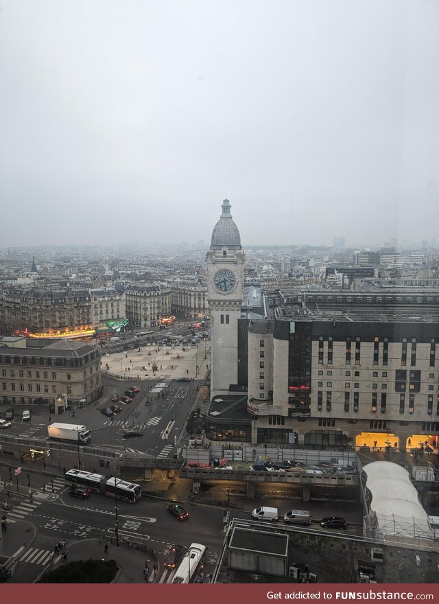 Paris, 8:30AM on Dec. 1, 2023. Near Gare de Lyon. Taken by me