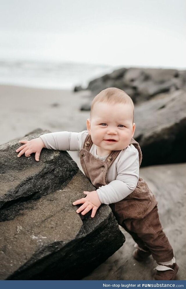 Got the little guy on the beach today