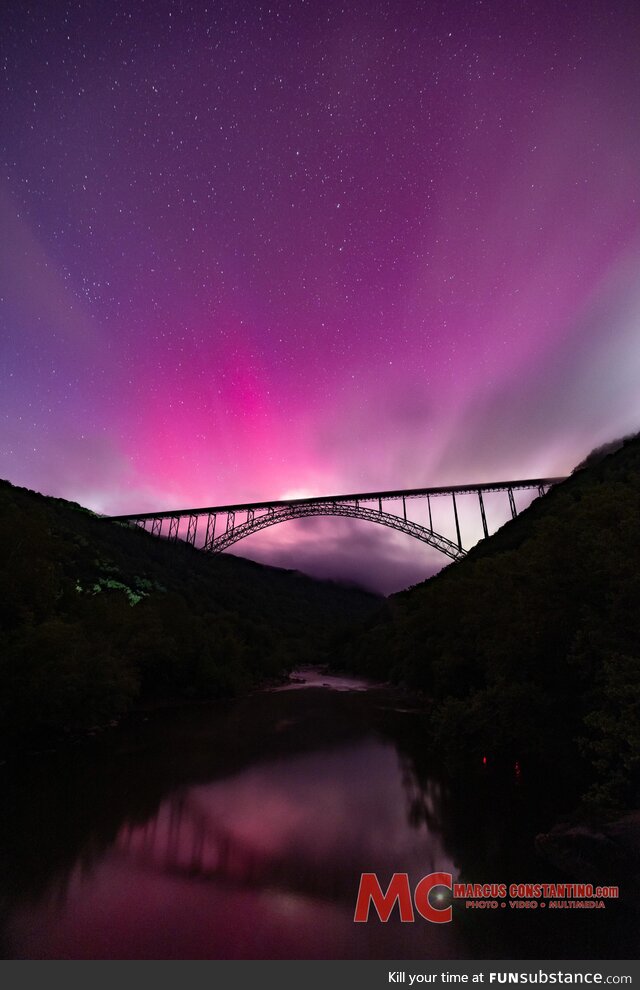 My photo of the Northern Lights in West Virginia (5/11/2024)