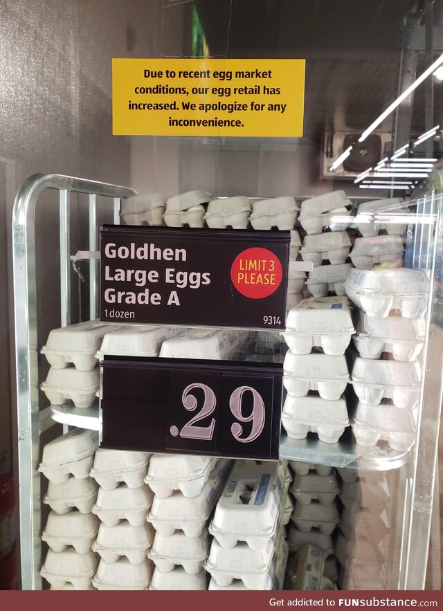 Cheap Eggs at Aldi