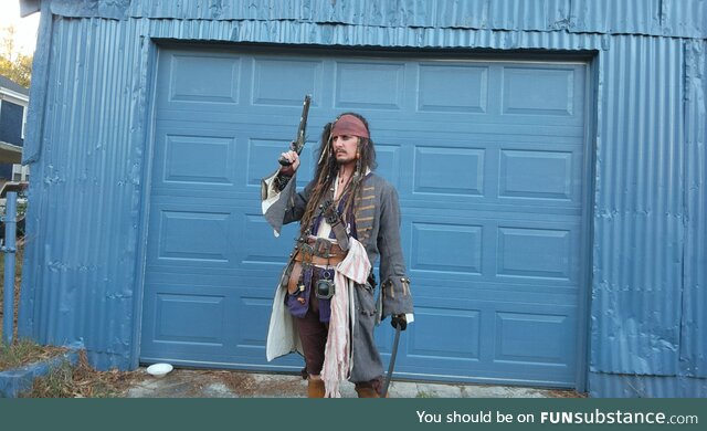 My captain jack sparrow costume