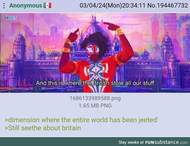 *laughs in British*