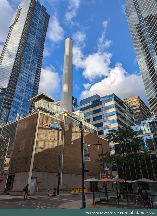 Caught a cool reflection after a pint. Financial District, Toronto