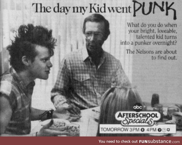 The day my kid went punk