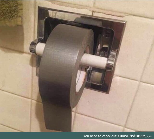 Contrary to popular belief. Duct Tape does not fix EVERY problem