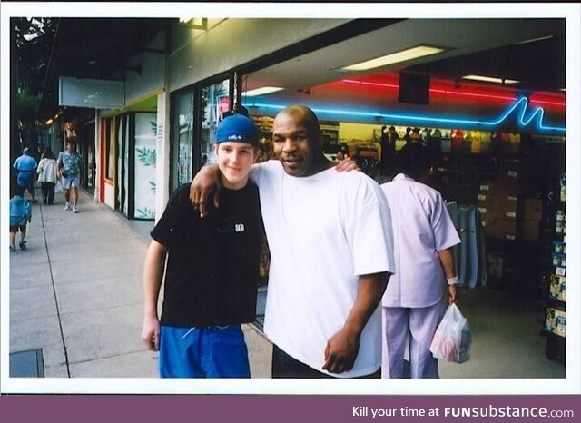 Myself and Iron Mike. Honolulu, December 2003