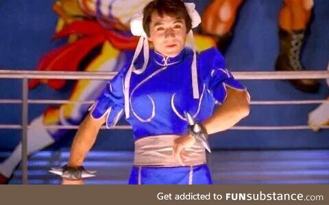 I see a lot of Chun-Li cosplays posted to  but we should not forget the best Chn-Li