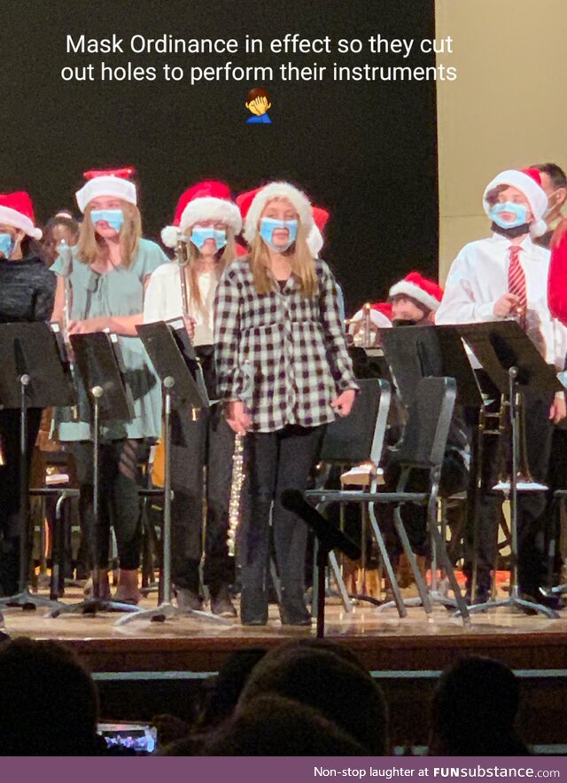 Unforgettable christmas band recital