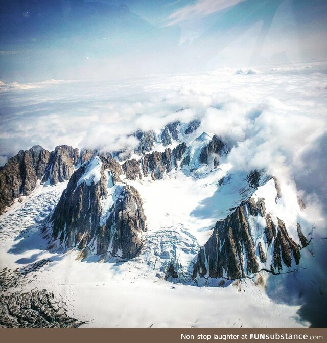 Mountain bowl inside Denali National Park