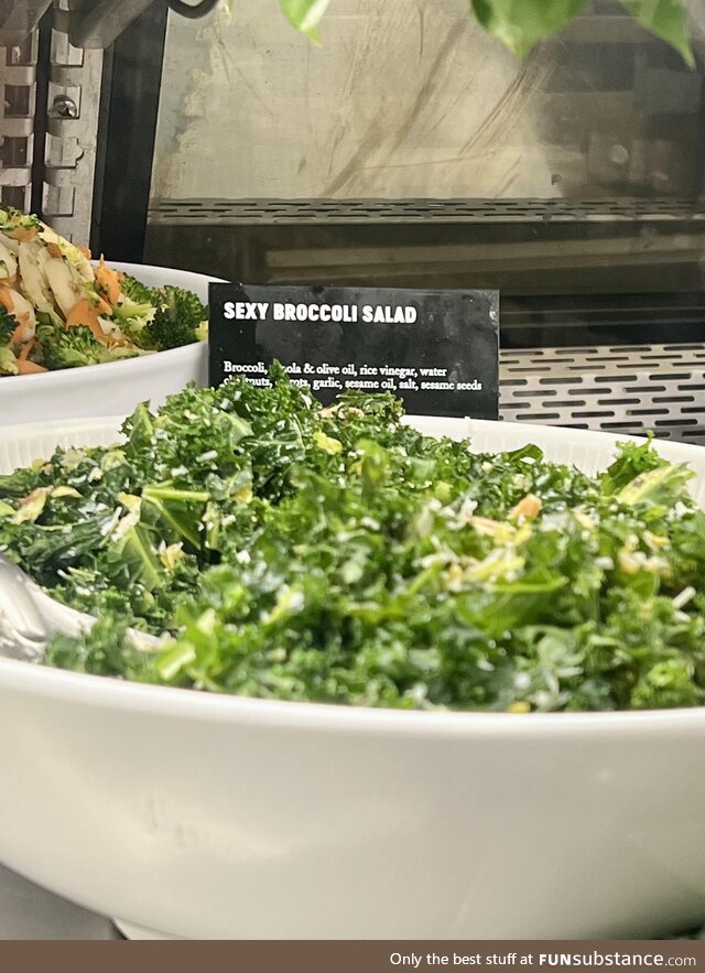 What exactly makes a broccoli salad sexy?