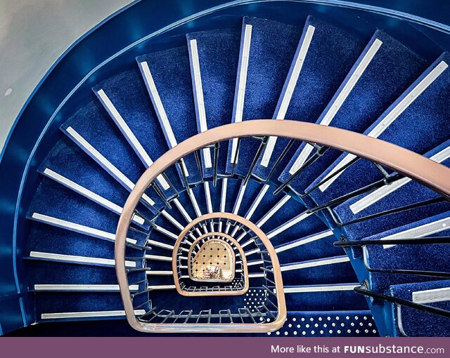 Staircase at a paris hotel