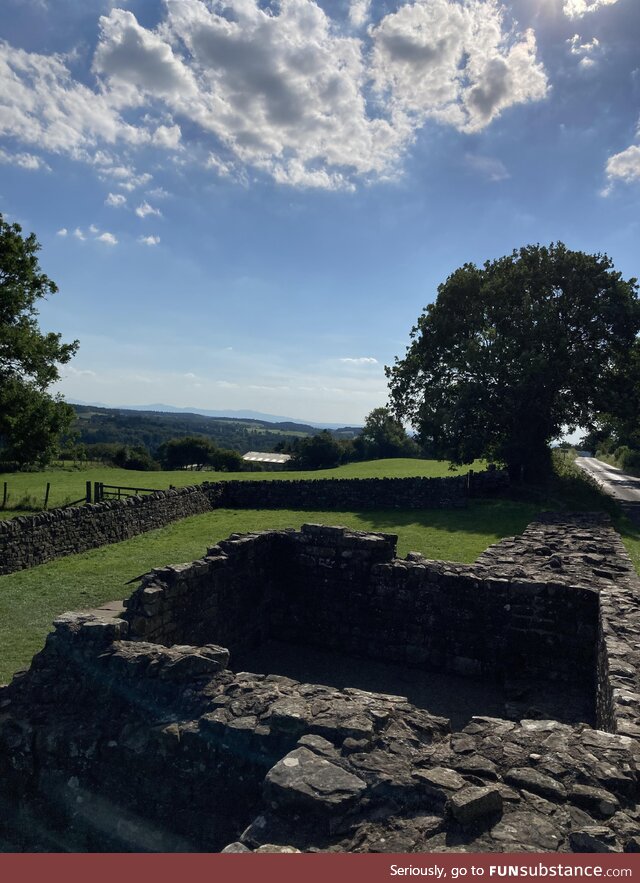 For all the people who wanted to see the actual Hadrian’s wall