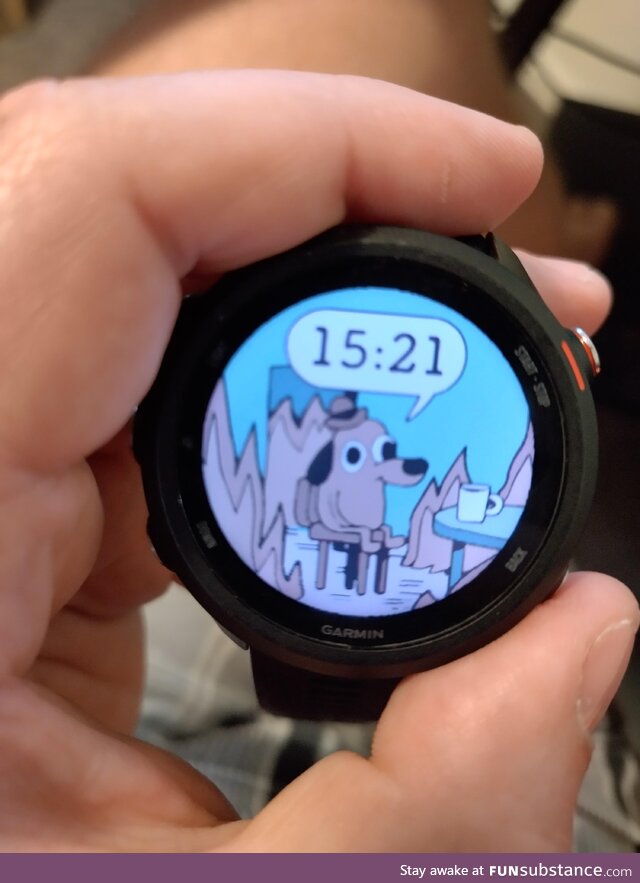 Found a perfect watch face for Australian summer