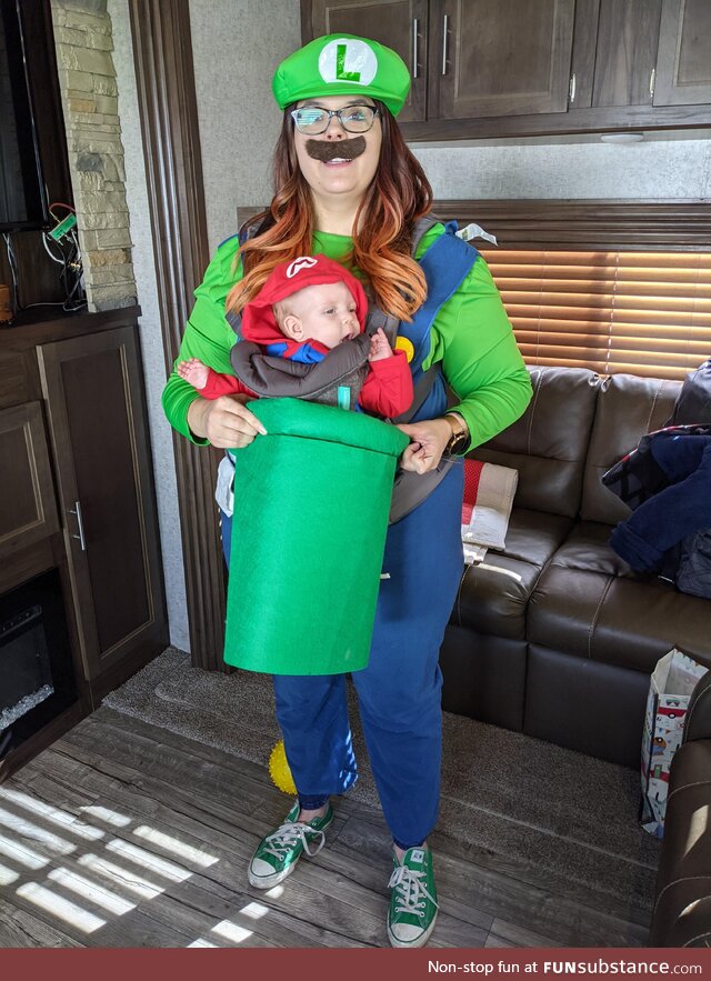 It's-A Me, and it's my first Halloween